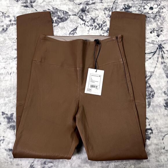 Theory Yoke Legging in Leather Sz 00 - Picture 5 of 8